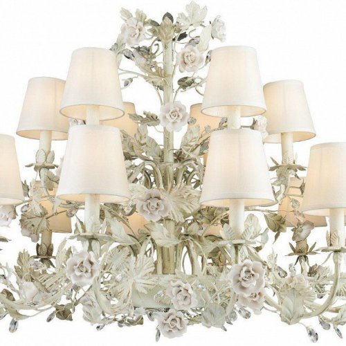 Подвесная люстра Lucia Tucci Fiori Di Rose 1775.18 Подвесная люстра Lucia Tucci Fiori Di Rose 1775.18