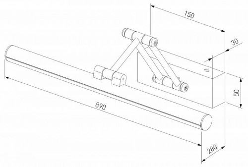 Светильник настенный светодиодный Elektrostandard Monza a071216