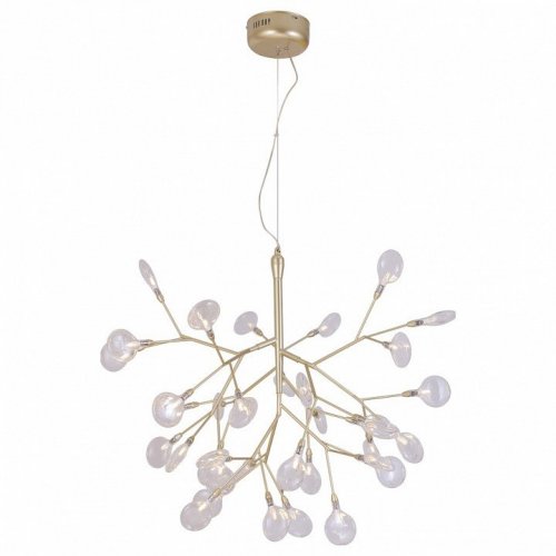 Подвесная люстра Crystal Lux Evita SP36 Gold/Transparent Подвесная люстра Crystal Lux Evita SP36 Gold/Transparent