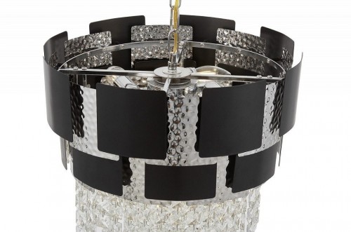 Подвесной светильник Lumina Deco Lumina Deco Kruvia LDP 7045-400 BK+CHR