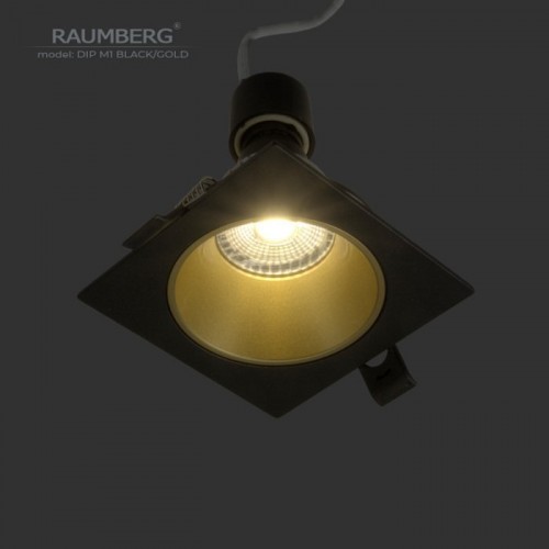 Точечный светильник Raumberg DipM1Bk/Gd Точечный светильник Raumberg DipM1Bk/Gd