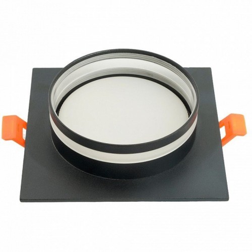 Светильник встраиваемый Feron DL503 LUNA потолочный GX53 черный квадрат 51092