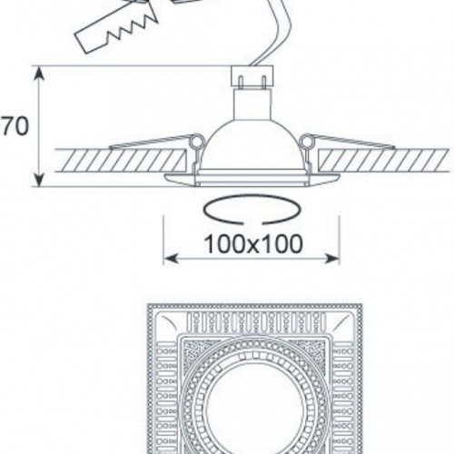 Точечный светильник Donolux SN1582 SN1582-French gold+Brown copper Точечный светильник Donolux SN1582 SN1582-French gold+Brown copper