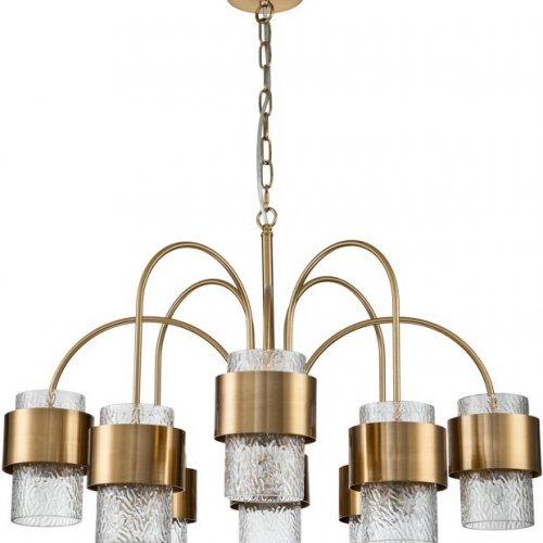 Подвесная люстра Indigo ELEGANZA 12019/A/8P Brass V000323