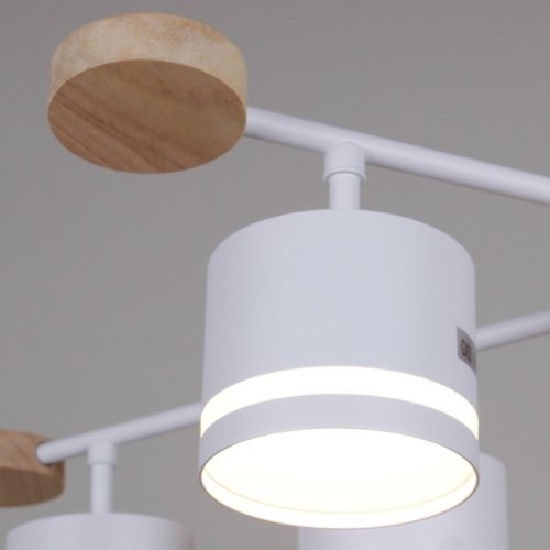 Потолочная люстра  78730-0.3-06 GX53 WH+WOOD