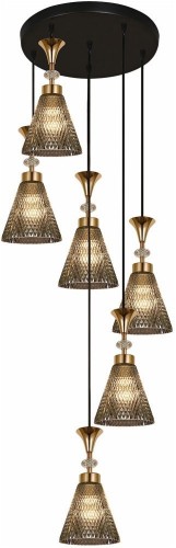 Подвесная люстра Reluce 02005-0.9-06 Smoke