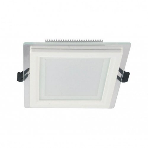 Встраиваемый светодиодный светильник Lumina Deco Beneto LDC 8097-SQ-GL-18WSMD-D200 WT