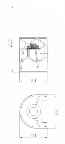 Настенный светильник Maytoni Messina H223-WL-01-G