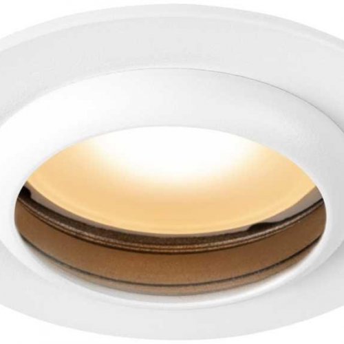 Светильник встраиваемый алюминиевый ЭРА KL109 WH/SL под лампу MR16 GU5.3 белый/серебро матовый Б0061829