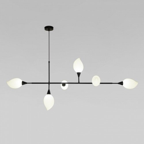 Люстра на штанге Eurosvet Sinki 30188/6 черный Люстра на штанге Eurosvet Sinki 30188/6 черный