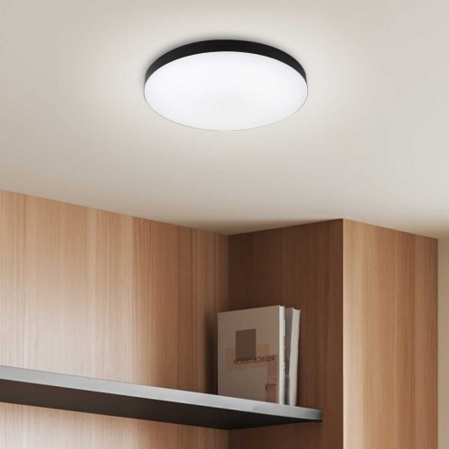 Светильник потолочный светодиодный ЭРА Классик с ДУ Relict 48 Pult SPB-6-60-RC BK 60W 3000-6500K Черный Б0059497