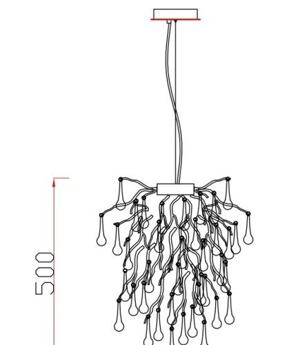 Подвесная люстра 8015 86-80154