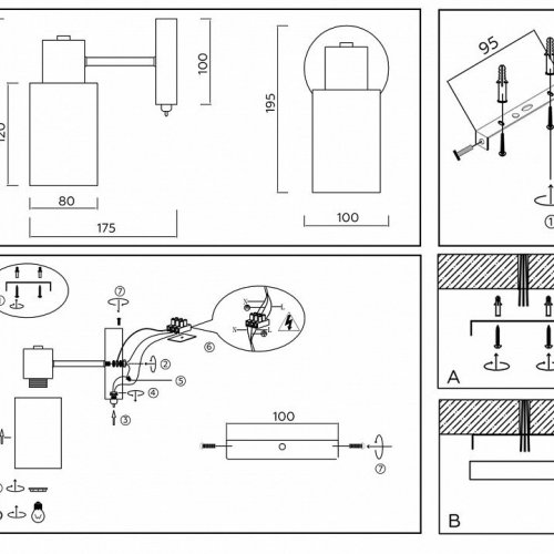 Бра Ambrella light Traditional TR9586