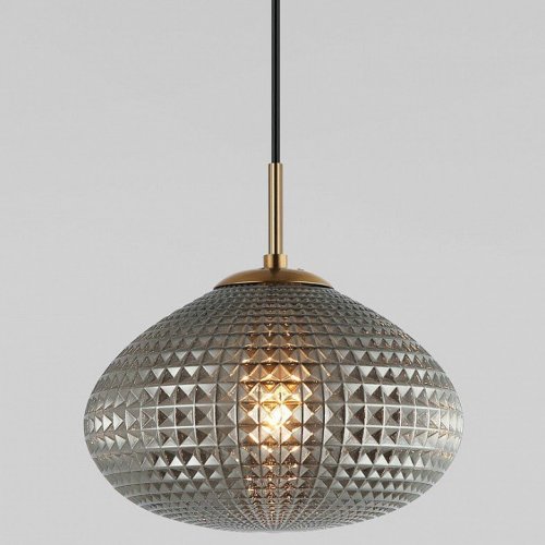 Подвесной светильник Eurosvet Gem 50263/1 темно-серый Подвесной светильник Eurosvet Gem 50263/1 темно-серый