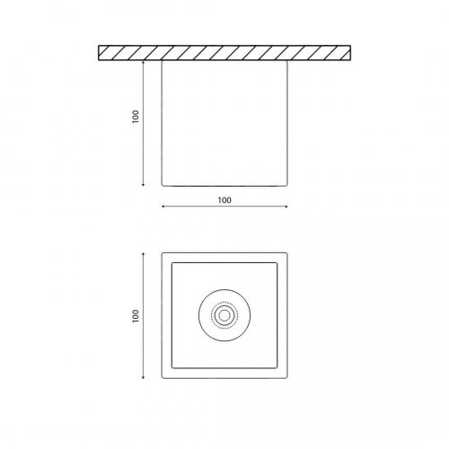 Потолочный светодиодный светильник DesignLed DL-SPL SPL-CB-18-WH-NW 005430