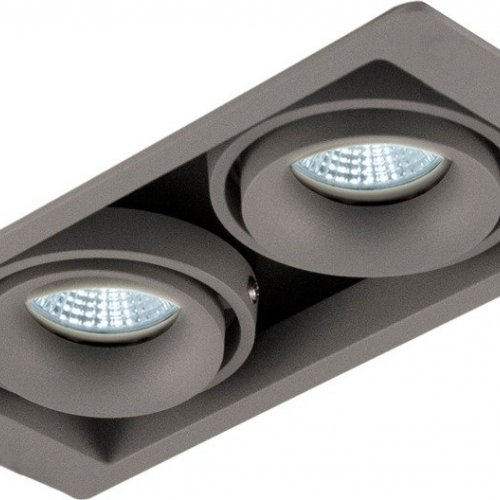 Точечный светильник Donolux Lumme DL18615/02WW-SQ Silver Grey/Black