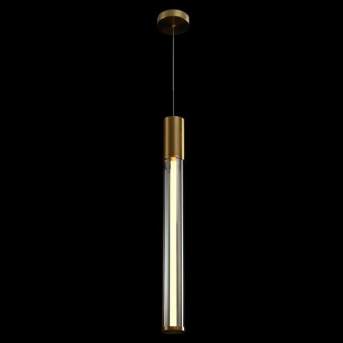 Подвесной светодиодный светильник Crystal Lux Lineup SP11W Led Brass