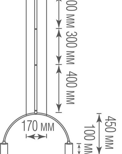 Подвесной светильник Donolux Saga S111018/2Brass