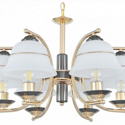 Подвесная люстра Arte Milano Florentia-1240 301240/6 Bk/Gd Подвесная люстра Arte Milano Florentia-1240 301240/6 Bk/Gd