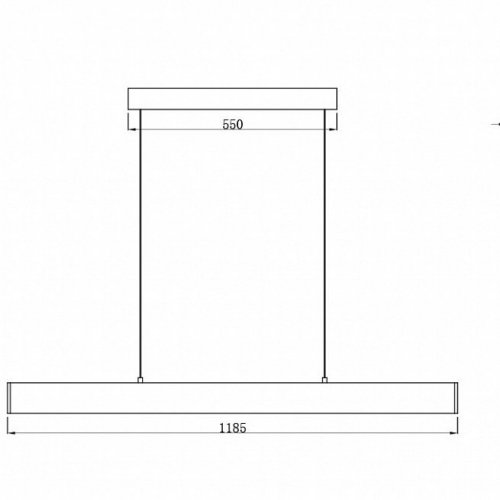 Подвесной светодиодный светильник Maytoni Step P010PL-L30G4K