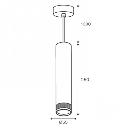 Подвесной светильник Wolta Rete WSL-GU10/P12BG