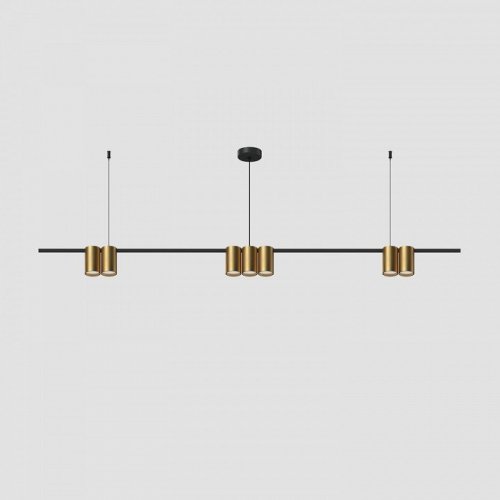 Подвесной светильник Denkirs Orbit DK4063-BK+SG