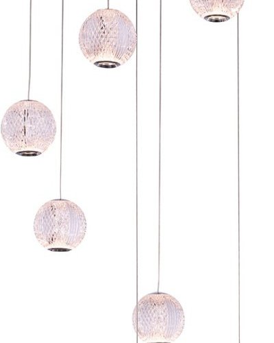 Подвесной светильник DeLight Collection Elliot Diamante MD20001012-7A chrome Подвесной светильник DeLight Collection Elliot Diamante MD20001012-7A chrome