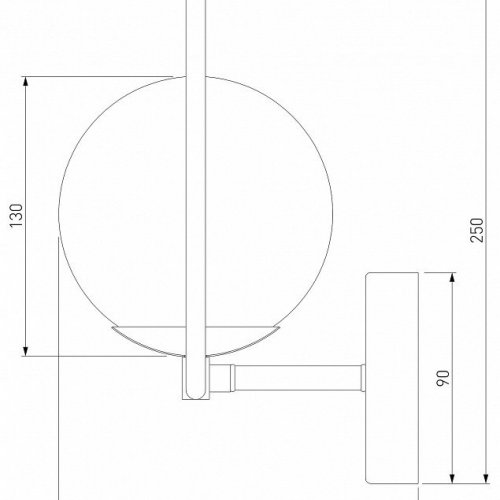 Бра Eurosvet Ringo 50289 хром