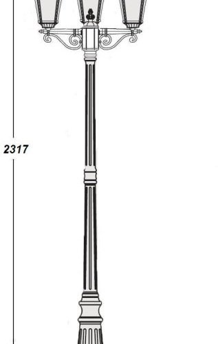 Наземный фонарь Oasis Light 79759SВ Gb