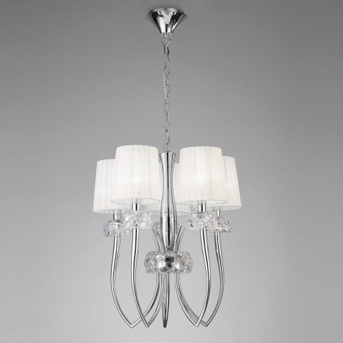 Подвесная люстра Mantra Loewe Chrome 4632 Подвесная люстра Mantra Loewe Chrome 4632