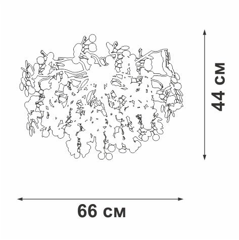 Потолочная люстра  V2832-1/7PL