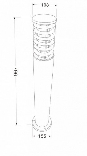 Уличный светильник Maytoni Bronx O576FL-01B