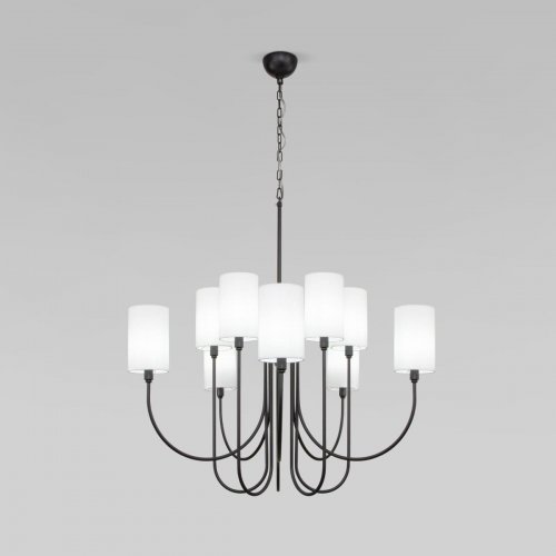 Подвесная люстра Eurosvet Abbey 60164/10 черный Smart