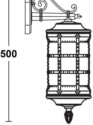 Настенный фонарь уличный BARSELONA 81202 02 cover Gw