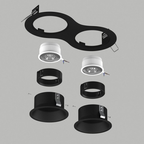 Встраиваемый светильник Lightstar Domino D6270707BMOD