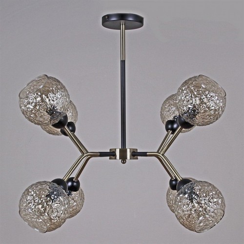 Подвесная люстра Illumico IL0268-8PSQ-79 BK AB Подвесная люстра Illumico IL0268-8PSQ-79 BK AB