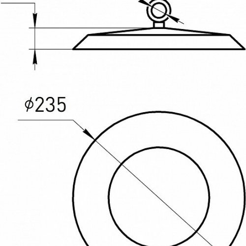 Подвесной светильник Эра  SPP-402-0-65K-100