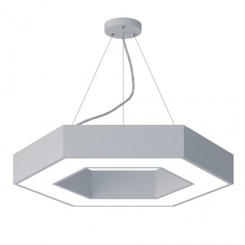 Подвесной светодиодный светильник Geometria ЭРА Hexagon SPO-123-W-40K-045 45Вт 4000К белый Б0050554