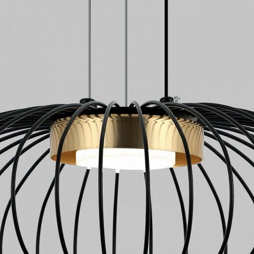 Подвесной светильник Imex MD.2310 MD.23103-1-P-BK+BR Подвесной светильник Imex MD.2310 MD.23103-1-P-BK+BR