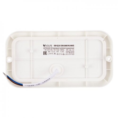 Настенно-потолочный светильник  ULW-Q228 12W/6500K IP65 WHITE Настенно-потолочный светильник  ULW-Q228 12W/6500K IP65 WHITE