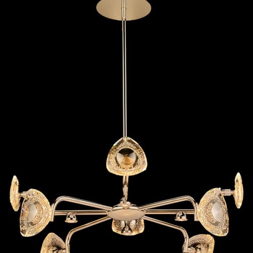 Подвесная люстра Iris LE7913/8G Gold