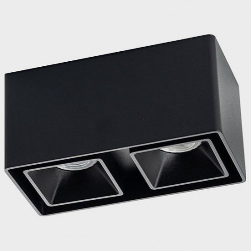 Точечный светильник Italline FASHION FX2 black + FASHION FXR black - 2шт.