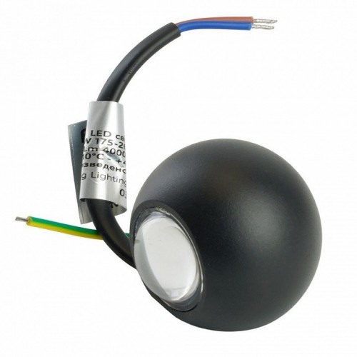 Светодиодный светильник стационарный Feron AL51 2*1W 4000K черный 51130