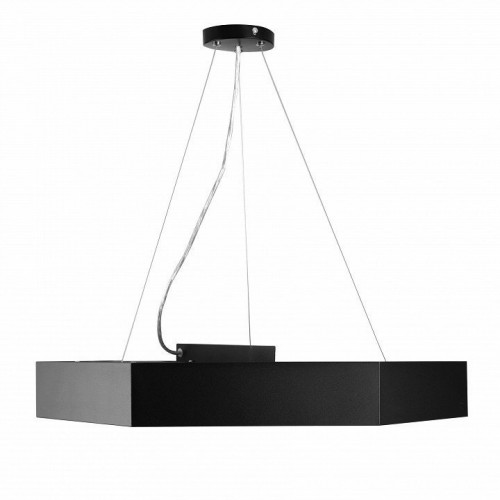 Подвесной светодиодный светильник Geometria ЭРА Hexagon SPO-122-B-40K-066 66Вт 4000К черный Б0050553