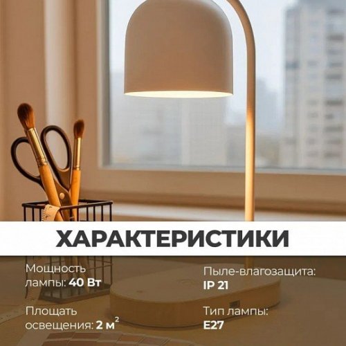 Интерьерная настольная лампа Zortes Desklight ZRS.1066.02