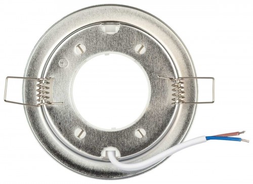 Светильник встраиваемый ЭРА KL70 CH-10 под лампу GX53 хром набор 10 шт Б0057478