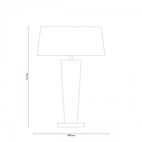 Настольная лампа Lucia Tucci Pelle Bianca T119.1