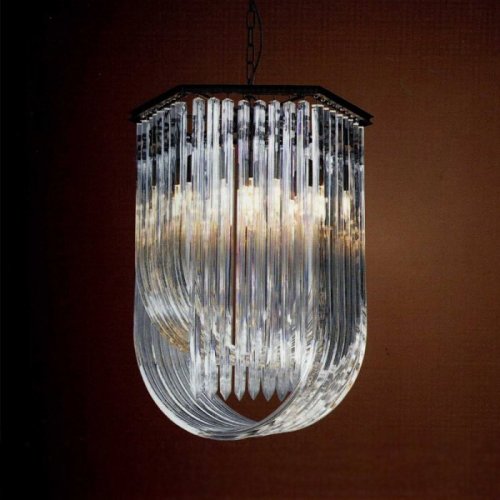 Подвесная люстра DeLight Collection Murano Glass KR0116P-6 black