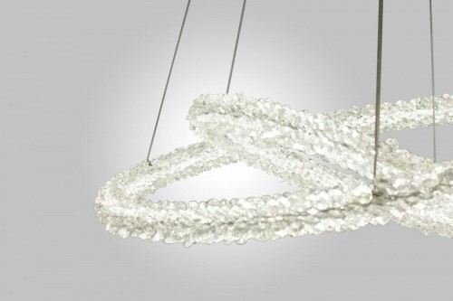 Подвесная люстра AM Group OVALE GD D600+400 Подвесная люстра AM Group OVALE GD D600+400