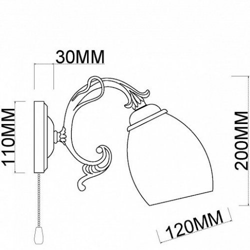 Бра MyFar Biene MR1520-1W